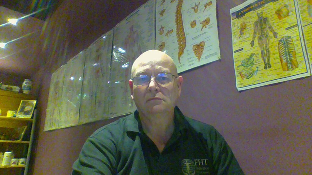 A picture of Andy Smith at work.